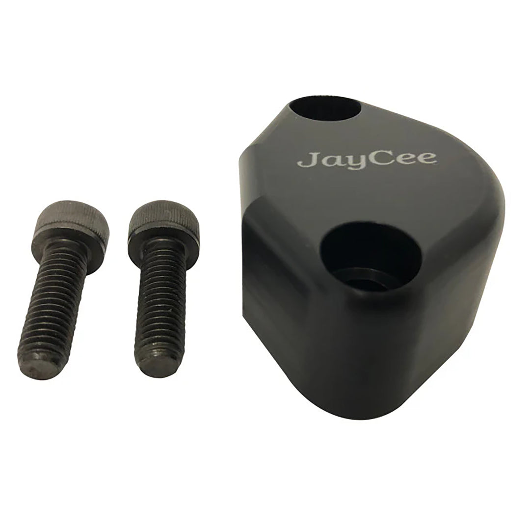 Jaycee VW Fuel Pump Block Off With Breather Black - Aircooled Vintage Works