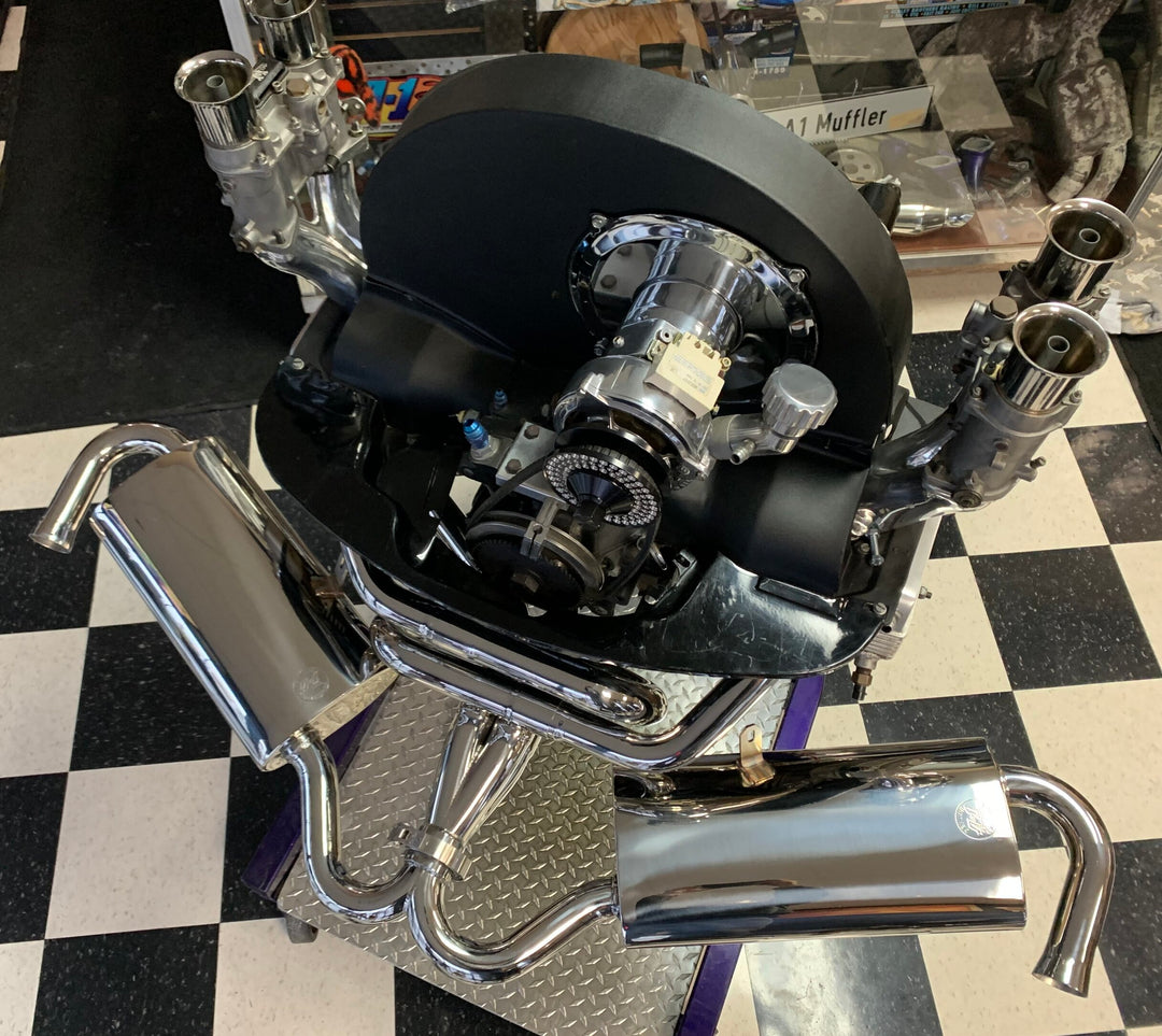 A1 Lowdown VW Header and OG Duals Muffler Set