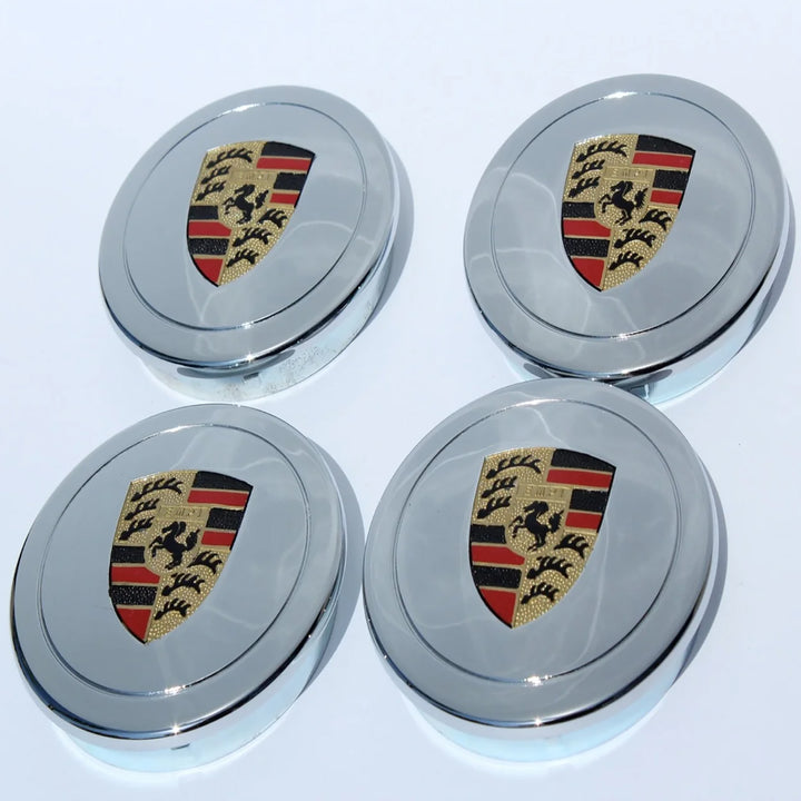 Porsche Fuchs Wheels Chrome Detailed VW Center Caps