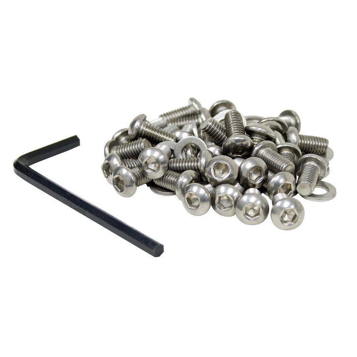 Stainless Steel 6mm Button Head VW Engine Tin Screw Kit - Air Cooled Vintage Works