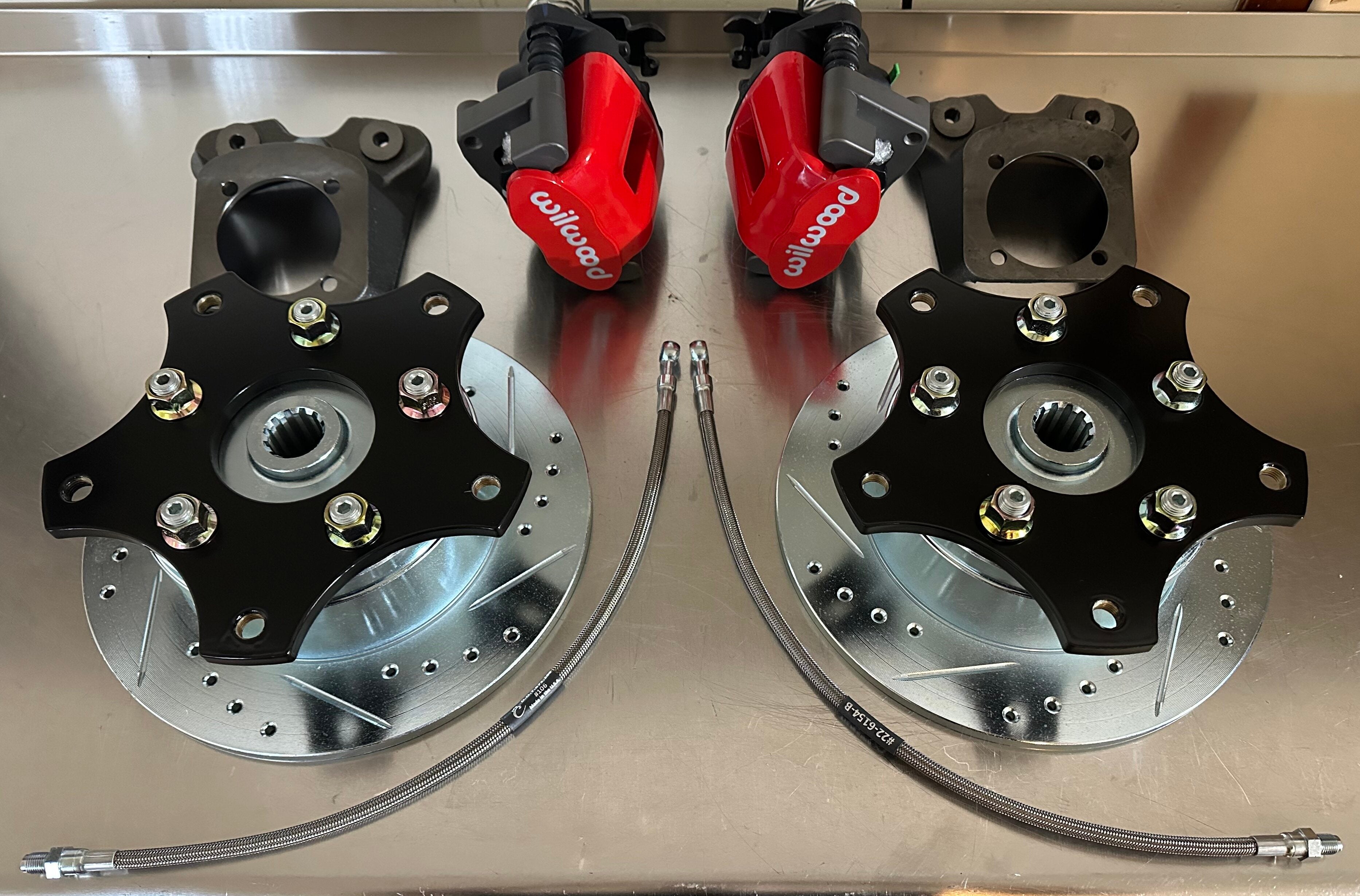 Wilwood Wide 5x205 VW Bug Rear Disc Brake Kit With E-Brake
