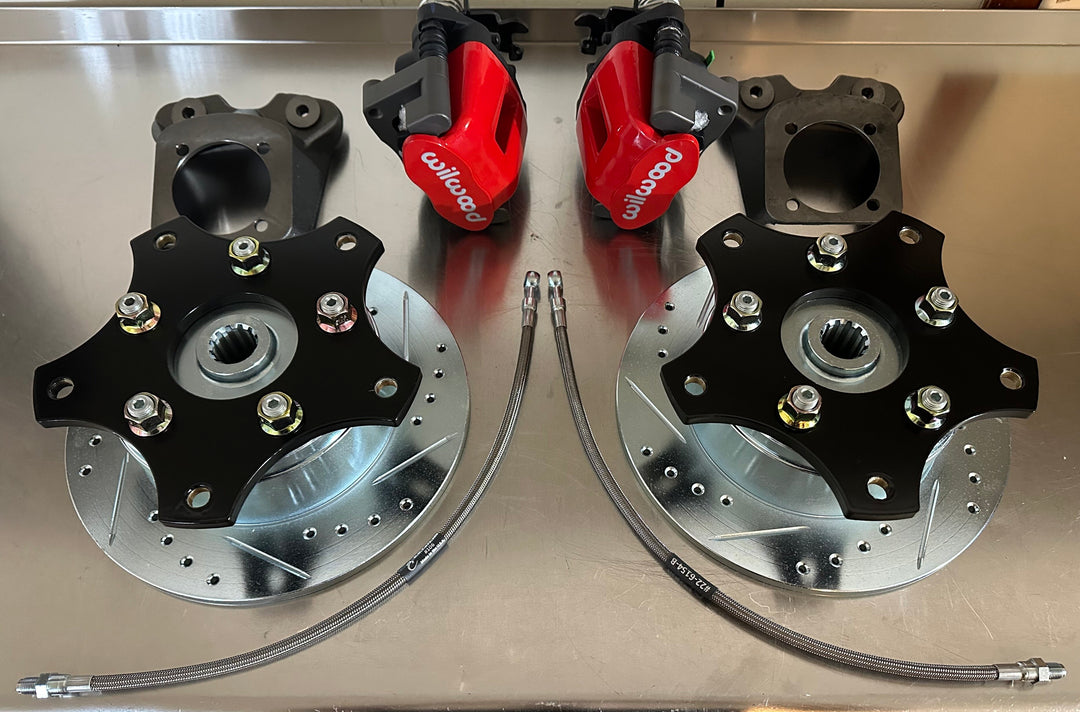 Wilwood Wide 5x205 VW Bug Rear Disc Brake Kit With E-Brake