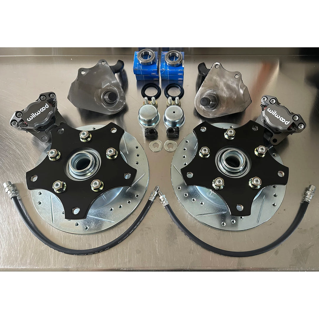 Wilwood 2 Piston Wide 5x205 Drop Spindle disc brake kit for VW bug