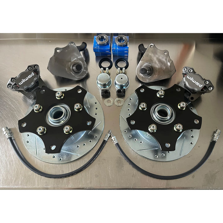 Wilwood 2 Piston Wide 5x205 Drop Spindle disc brake kit for VW bug