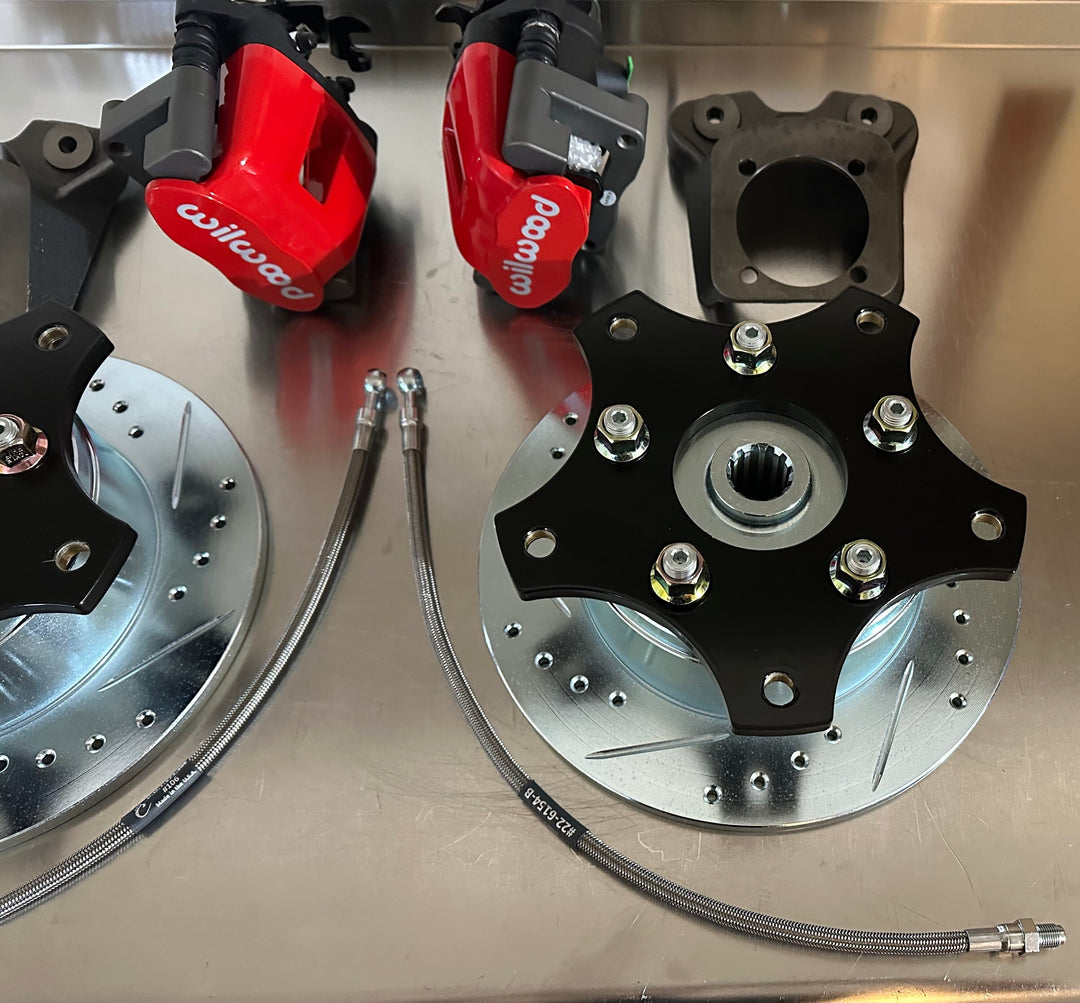 Wilwood Wide 5x205 VW Bug Rear Disc Brake Kit With E-Brake