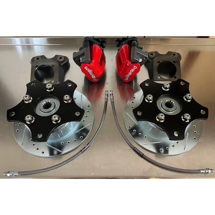 Wilwood wide 5x205 vw bug rear disc brake kit with e brake