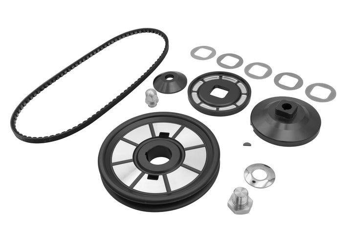 Machined Face Color Matched VW Pulley Kit in Black
