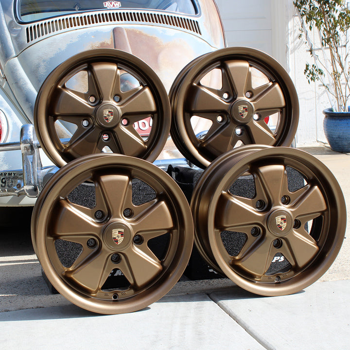 Hiland  Bronze Staggered Fuchs VW Wheel set
