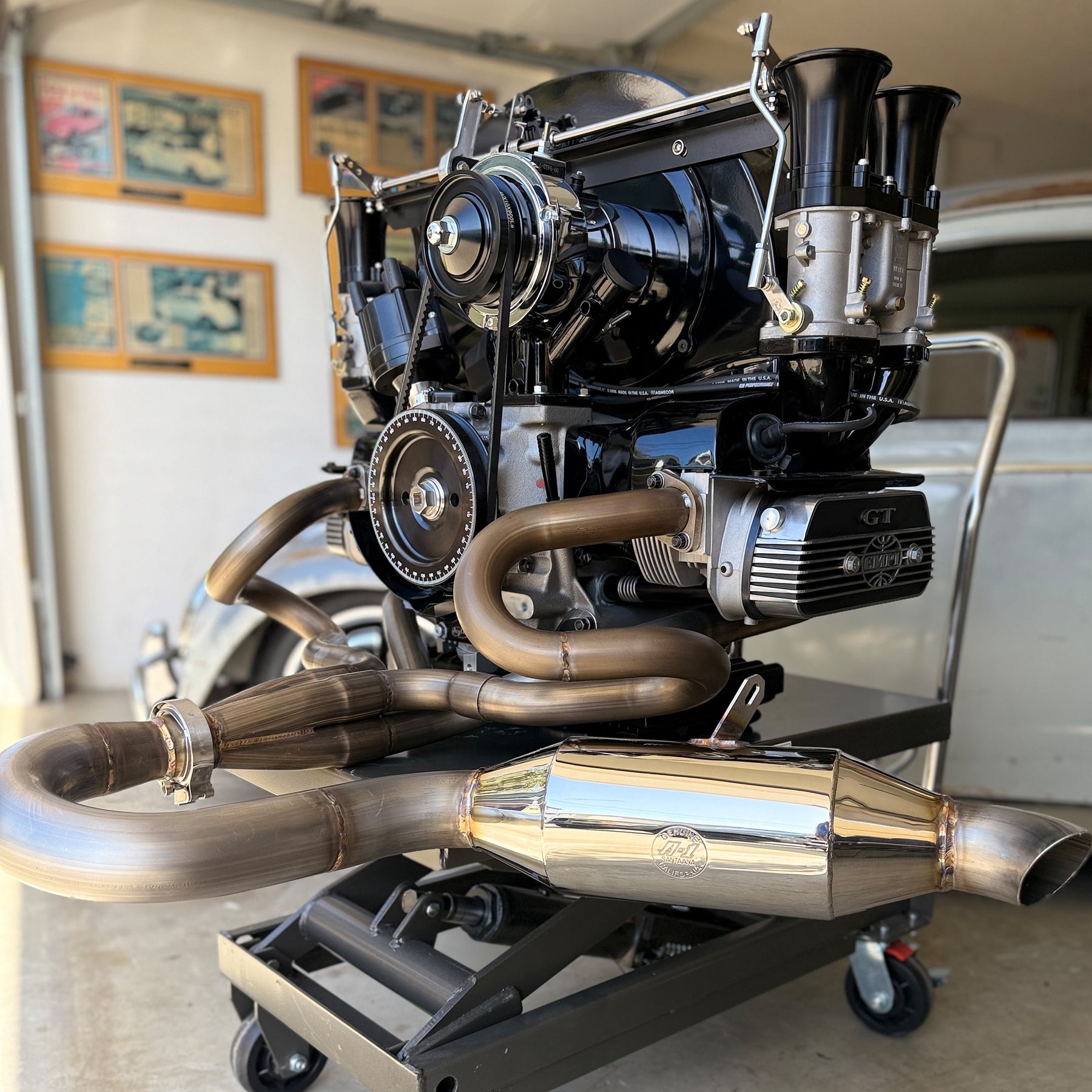 Magic Performance Header A1 Lowdown Racing Header and Bombshell Muffler – Aircooled Vintage Works
