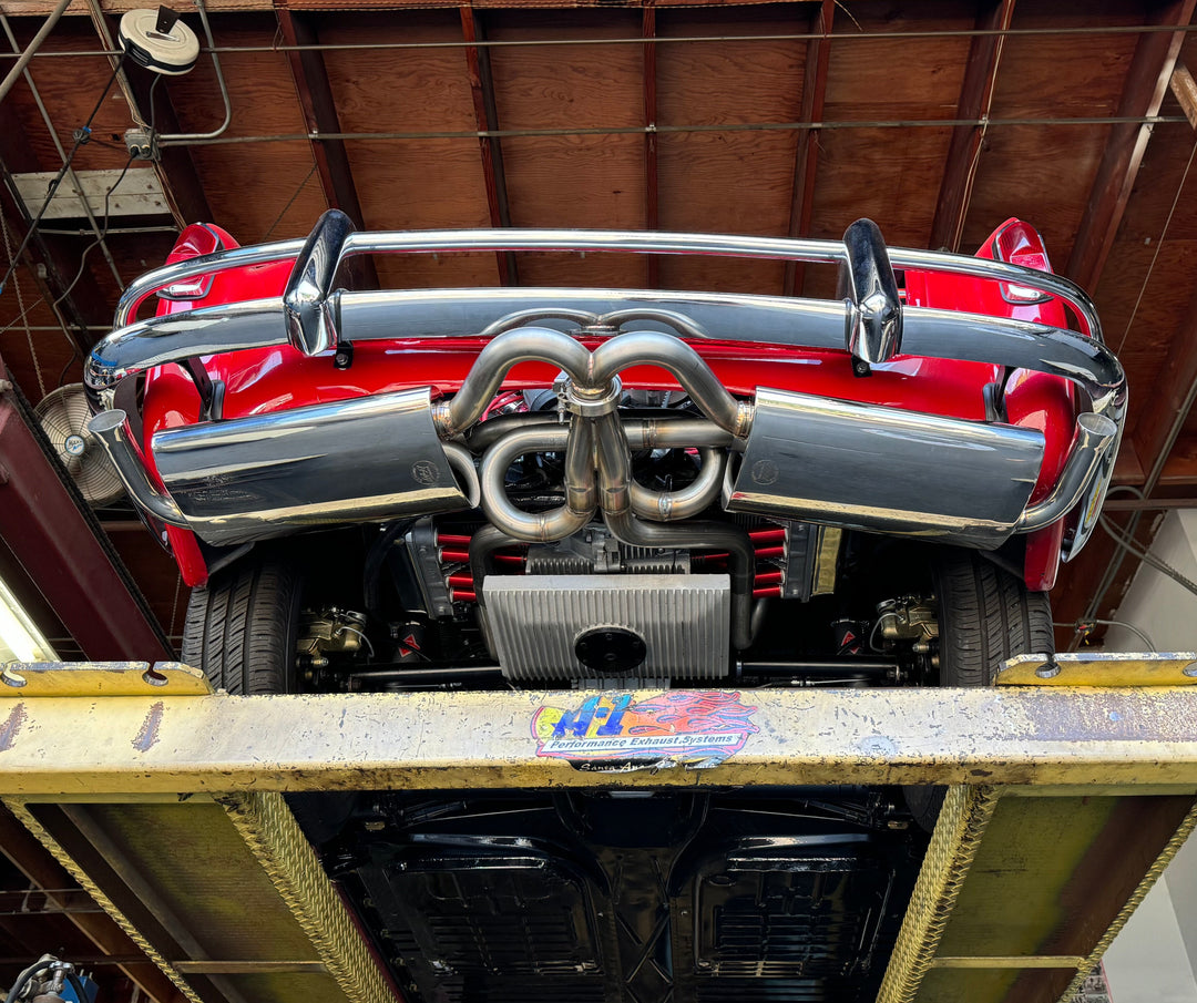 A1 Lowdown VW Header and OG Duals Muffler Set