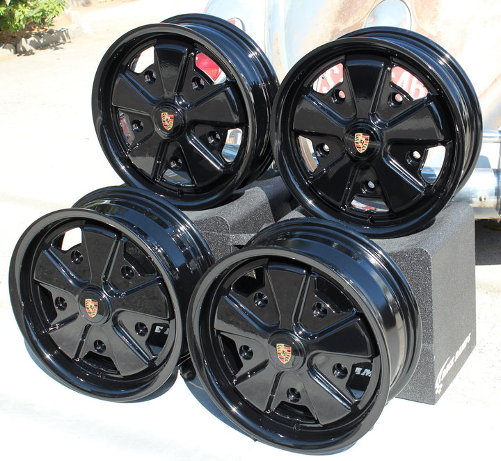 AVW 5x205 Piano Gloss Black VW Fuchs Wheelset