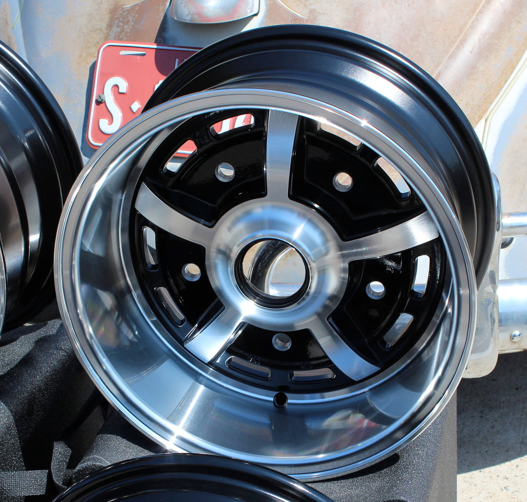 Staggered 5 Lug VW Sprint Star Wheel Set