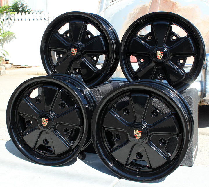 AVW 5x205 Piano Gloss Black VW Fuchs Wheelset