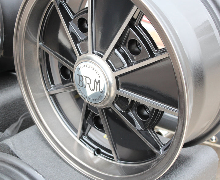 Staggered Magnesium Finish VW BRM Wheel set