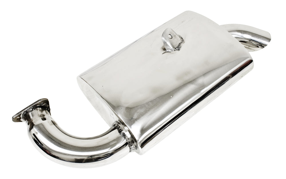 Stainless Steel Phat Boy VW Muffler  - Air Cooled Vintage Works