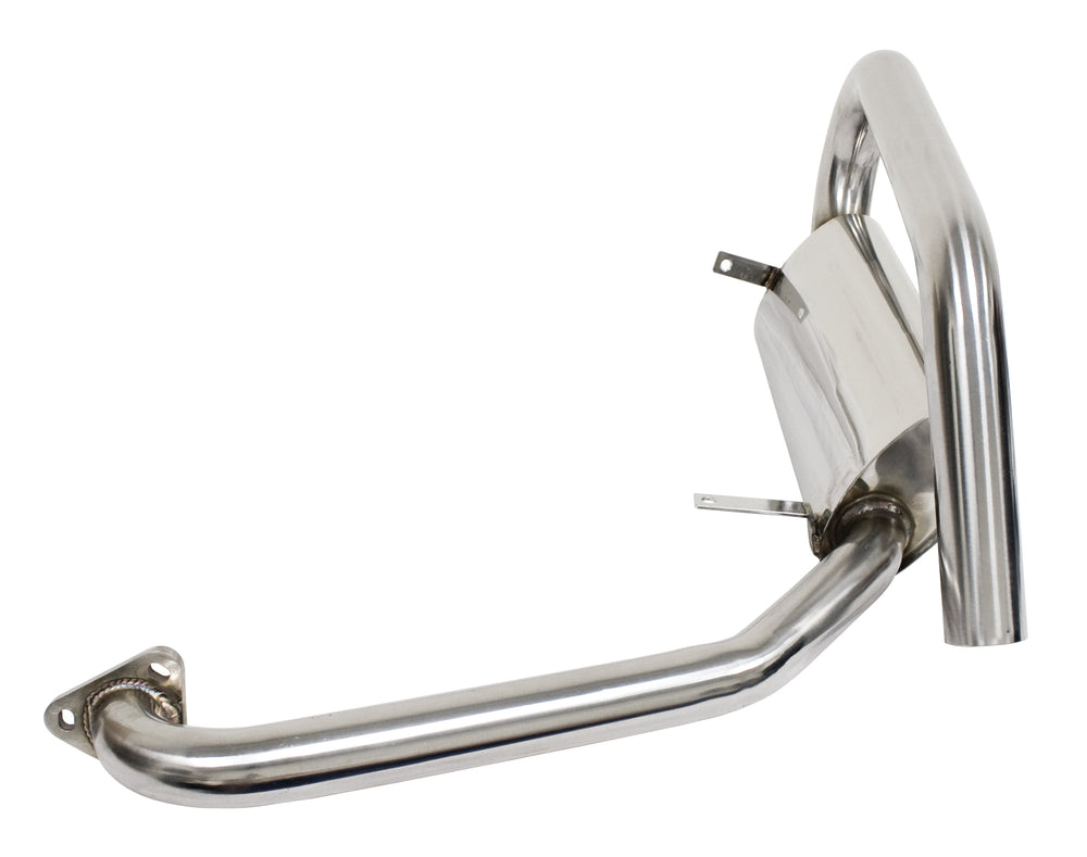 Stainless Steel Hideaway VW muffler  - Air Cooled Vintage Works