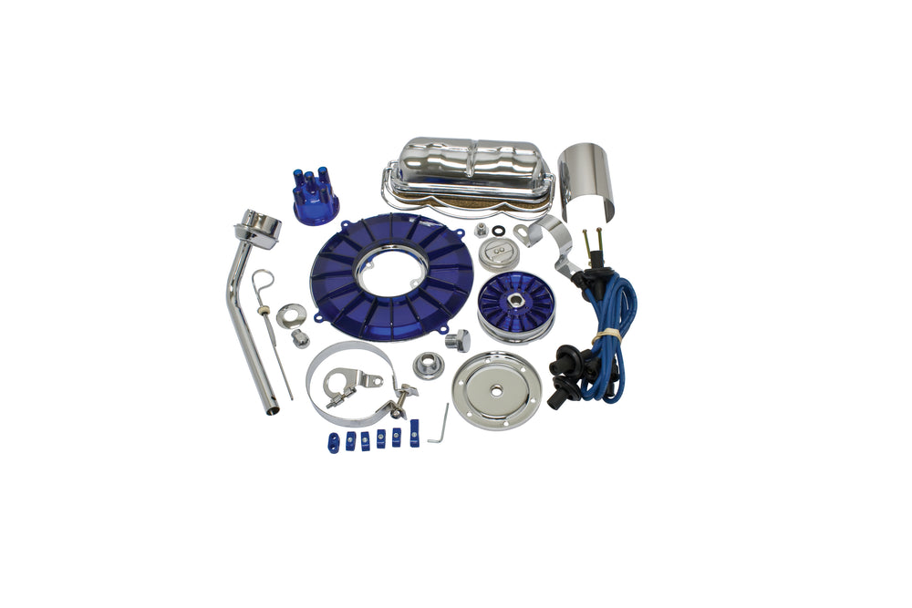 Super Chrome and Color Deluxe VW Engine Dress Up Kit  - Air Cooled Vintage Works