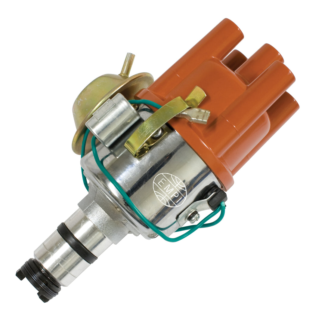 Empi Chrome Vacuum Advance VW Distributor- Aircooled Vintage Works