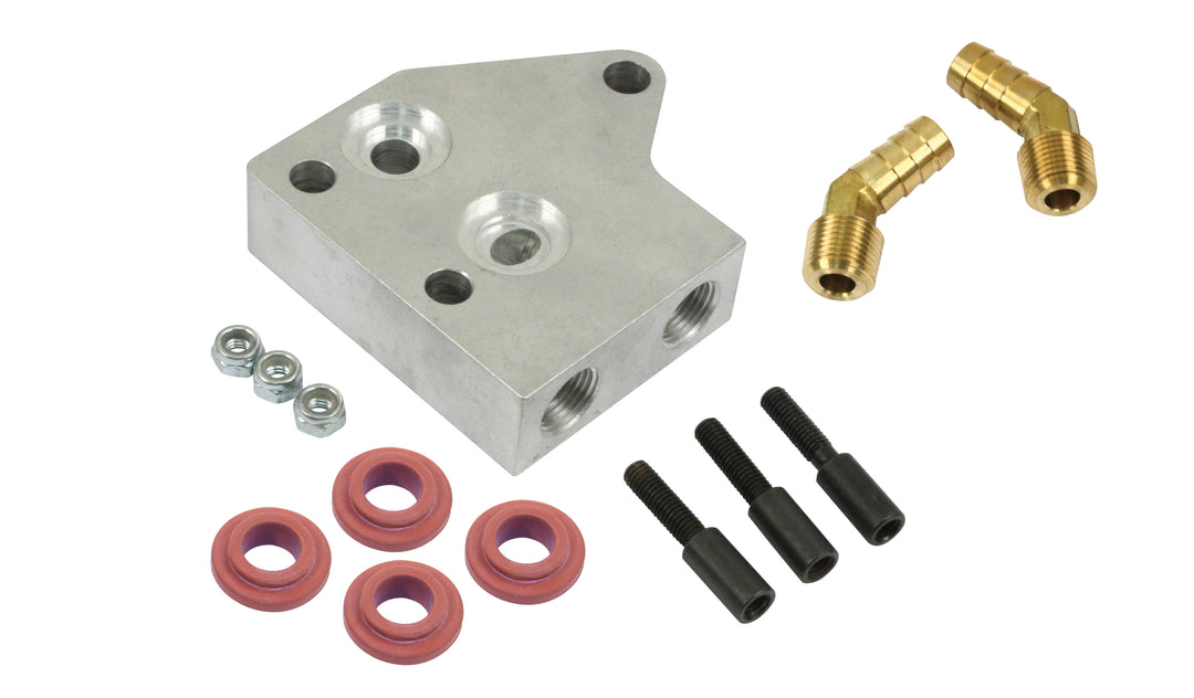 VW Dual Bypass Oil Cooler Adapter  - Air Cooled Vintage Works