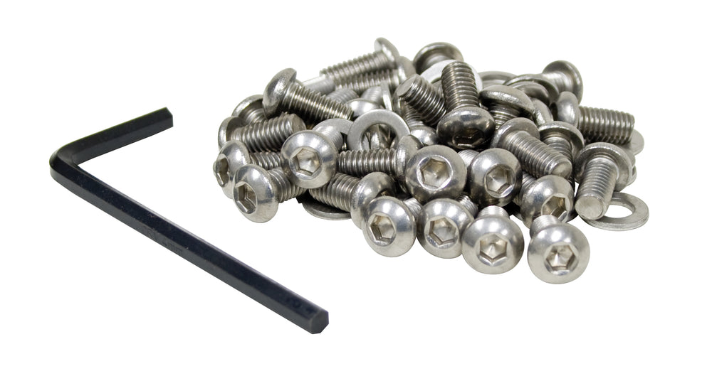 Stainless Steel 6mm Button Head VW Engine Tin Screw Kit  - Air Cooled Vintage Works