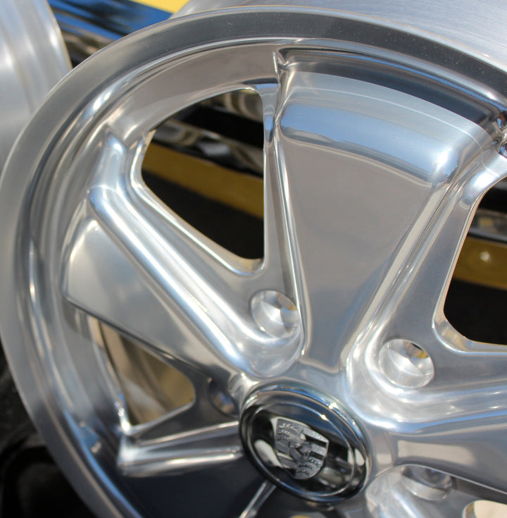 Empi 17x4.5 and 17x6  Inch Fuchs VW Wheel sets