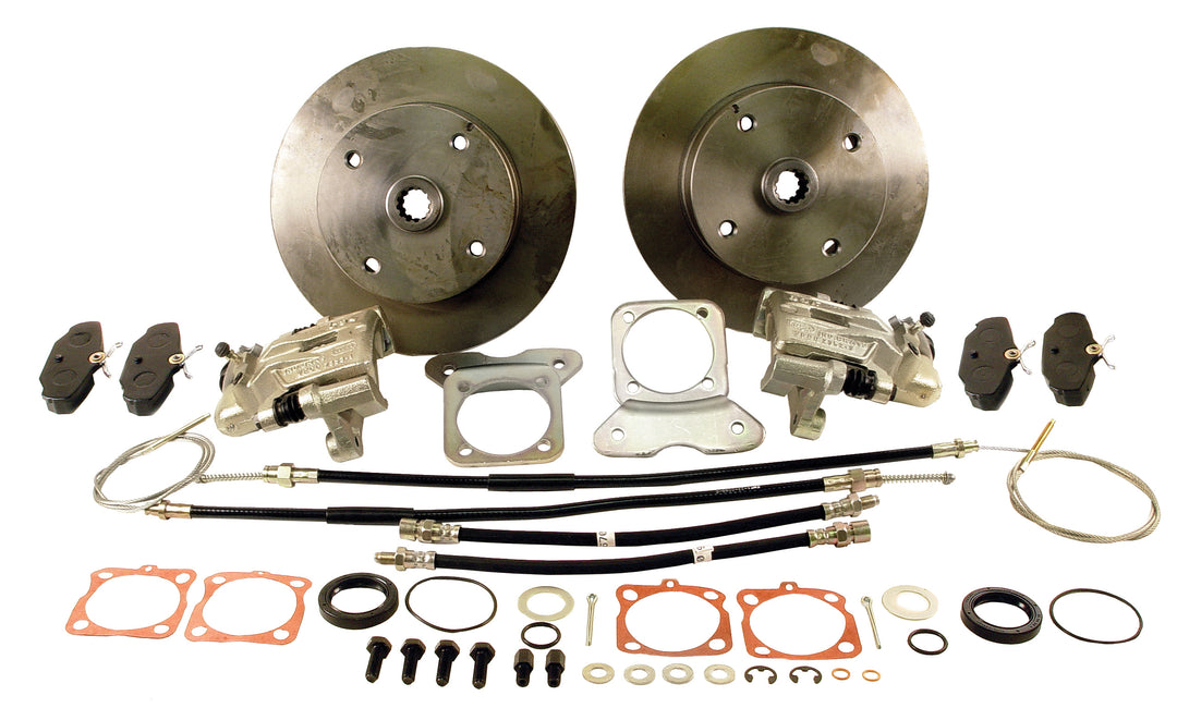 VW Bug Rear Disc Brake Kits With E-Brake  - Air Cooled Vintage Works