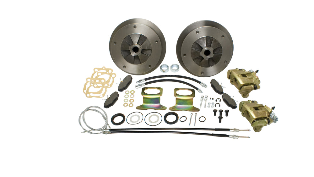 Zero Offset Wide Five VW Rear Disc Brake Kits With Emergency Brake  - Air Cooled Vintage Works