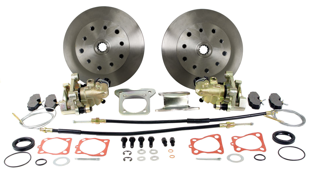 VW Bug Rear Disc Brake Kits With E-Brake  - Air Cooled Vintage Works