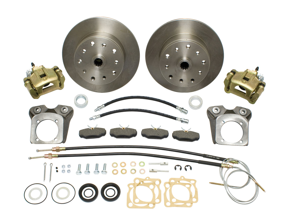 VW Bug Rear Disc Brake Kits With E-Brake  - Air Cooled Vintage Works