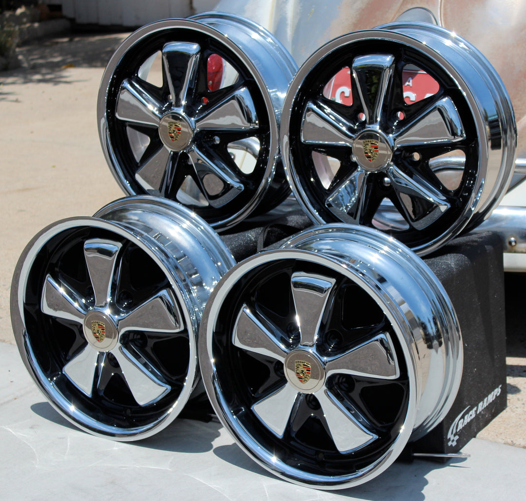 AVW Premium Chrome and Detailed VW Fuchs Wheels