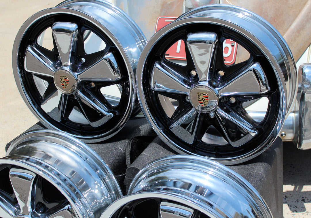 AVW Premium Chrome and Detailed VW Fuchs Wheels
