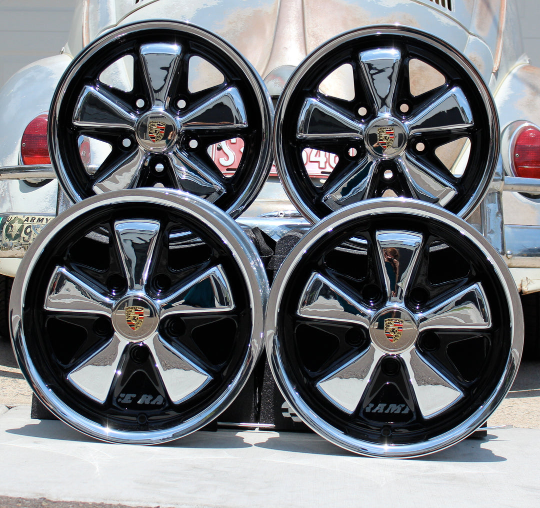 AVW Premium Chrome and Detailed VW Fuchs Wheels