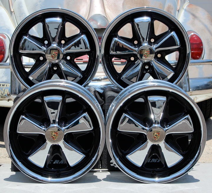 AVW Premium Chrome and Detailed VW Fuchs Wheels