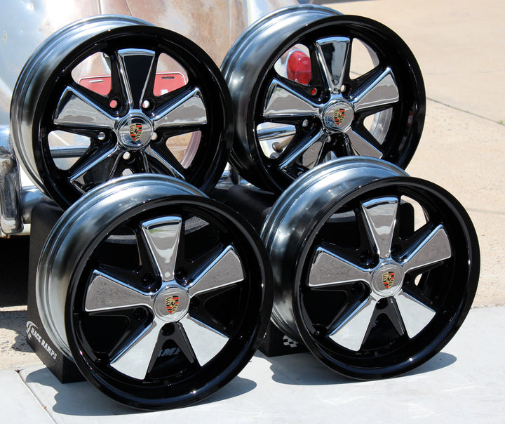 AVW Midnight Black Lip Chrome and Detailed 17 Inch Fuchs Wheels