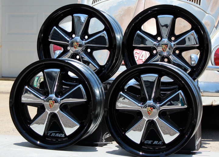 AVW Midnight Black Lip Chrome and Detailed 17 Inch Fuchs Wheels