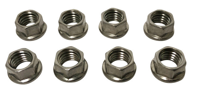 Jaycee VW Flanged Stainless Nuts- Air Cooled Vintage Works