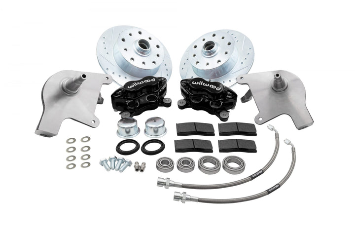 Wilwood 4 Piston Drop Spindle Disc Brake Kit For Balljoint VW Bug