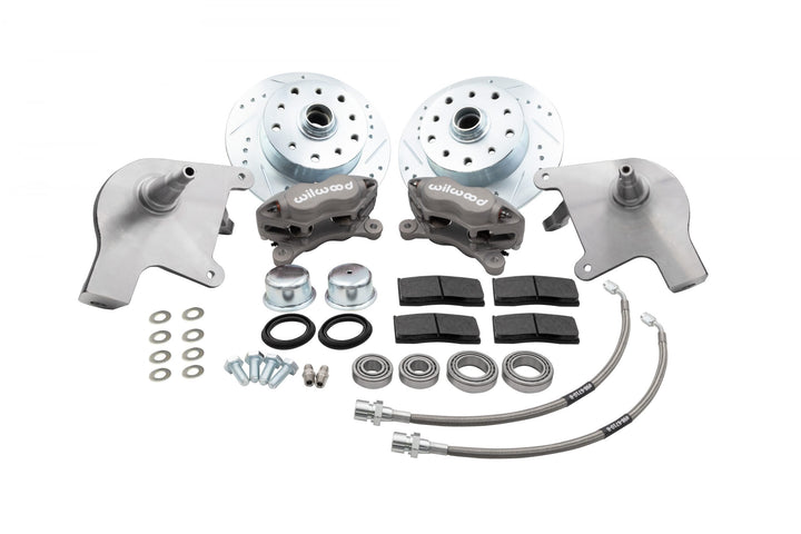 Wilwood 4 Piston Drop Spindle Disc Brake Kit For Balljoint VW Bug