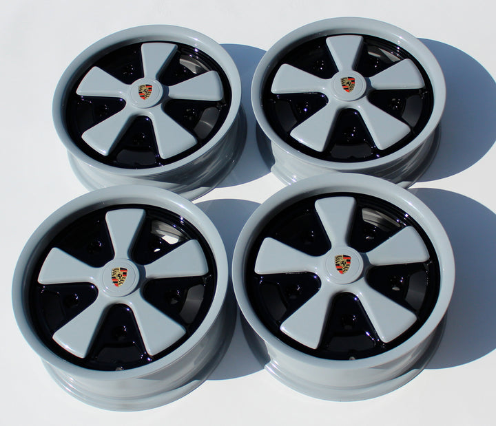 Wide 5 x 205 Dove Gray Detailed Fuchs Wheels