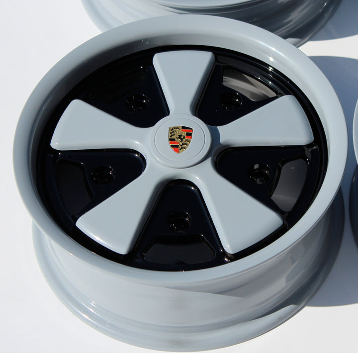 Wide 5 x 205 Dove Gray Detailed Fuchs Wheels