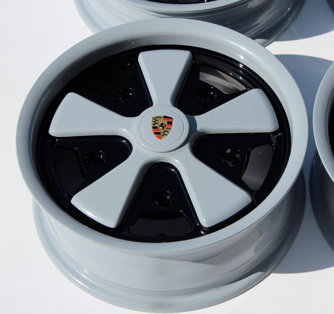 Wide 5 x 205 Dove Gray Detailed Fuchs Wheels