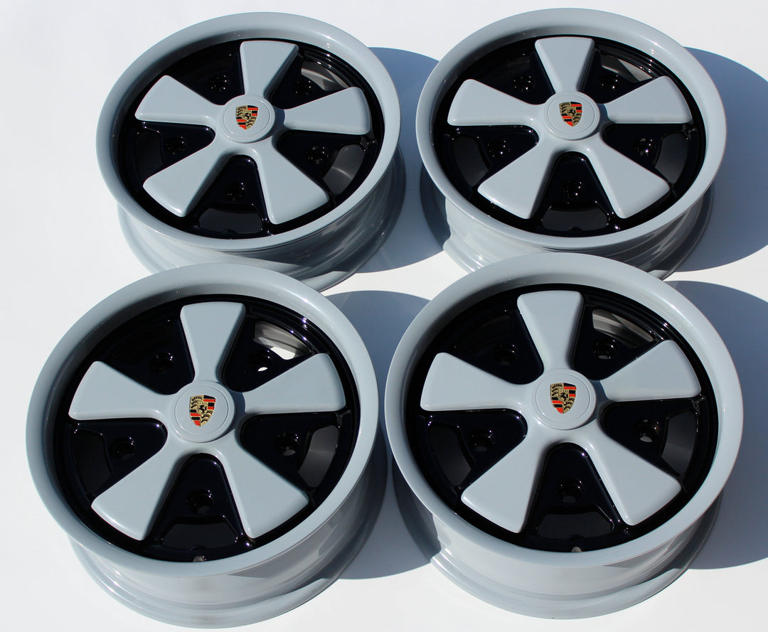 Wide 5 x 205 Dove Gray Detailed Fuchs Wheels