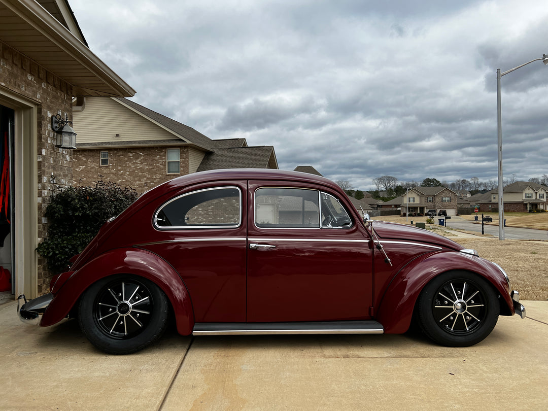 AVW Staggered Black Lip BRM VW Wheels