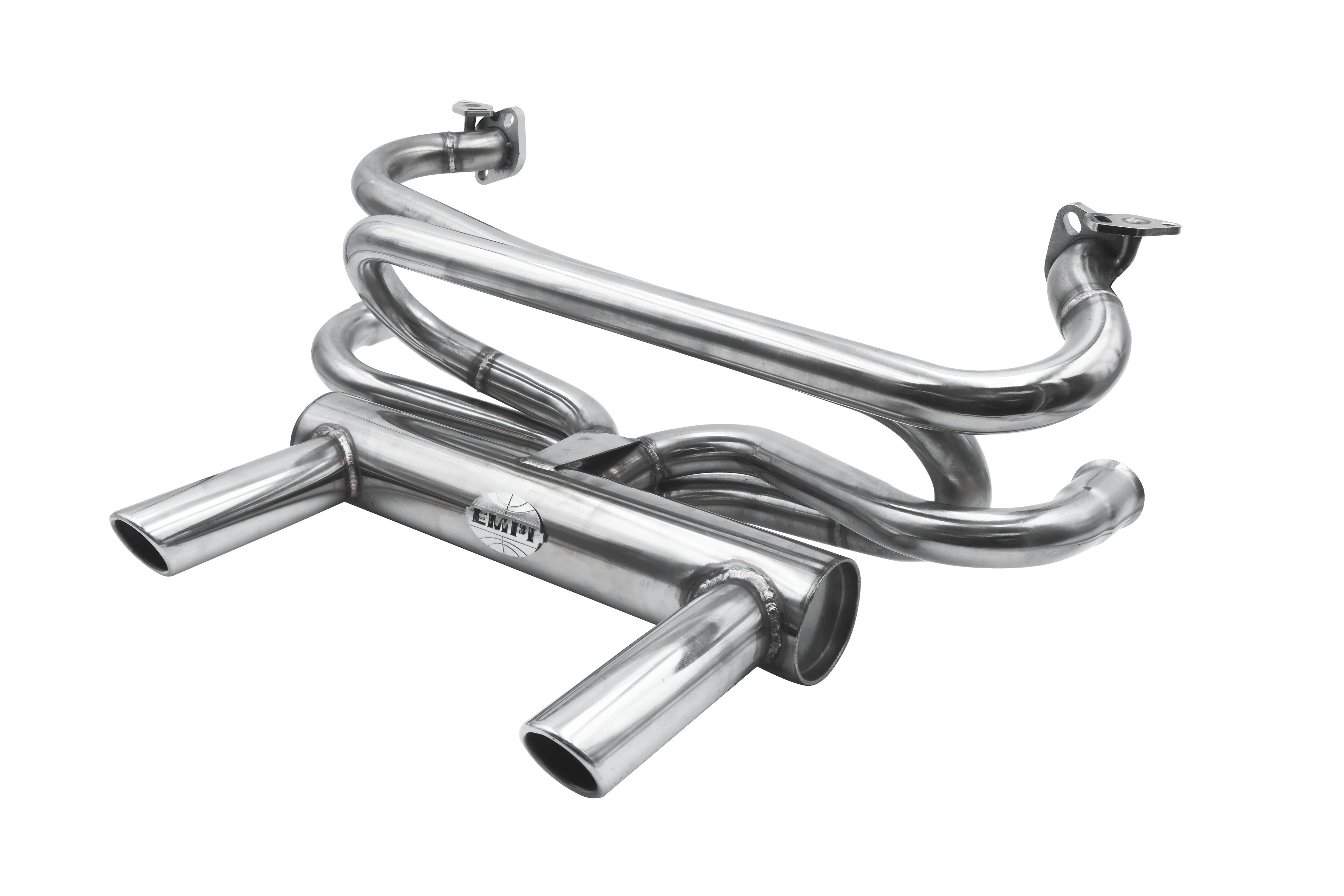 thumbnail image 2 of Empi 18-1047 Bugpack Stainless Steel Mega Dual Exhaust – For Air-Cooled VW Engine 2 of 6